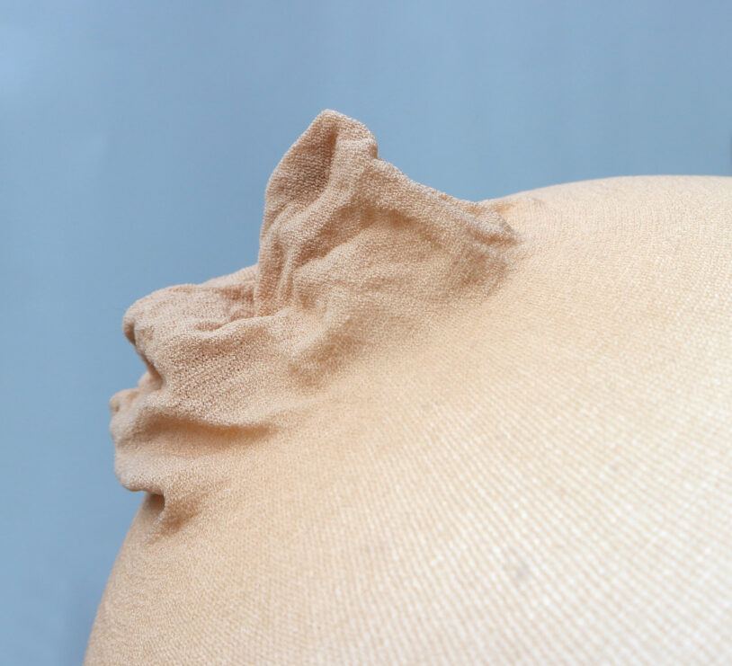 Beige Nylon Wig Cap - Image 3