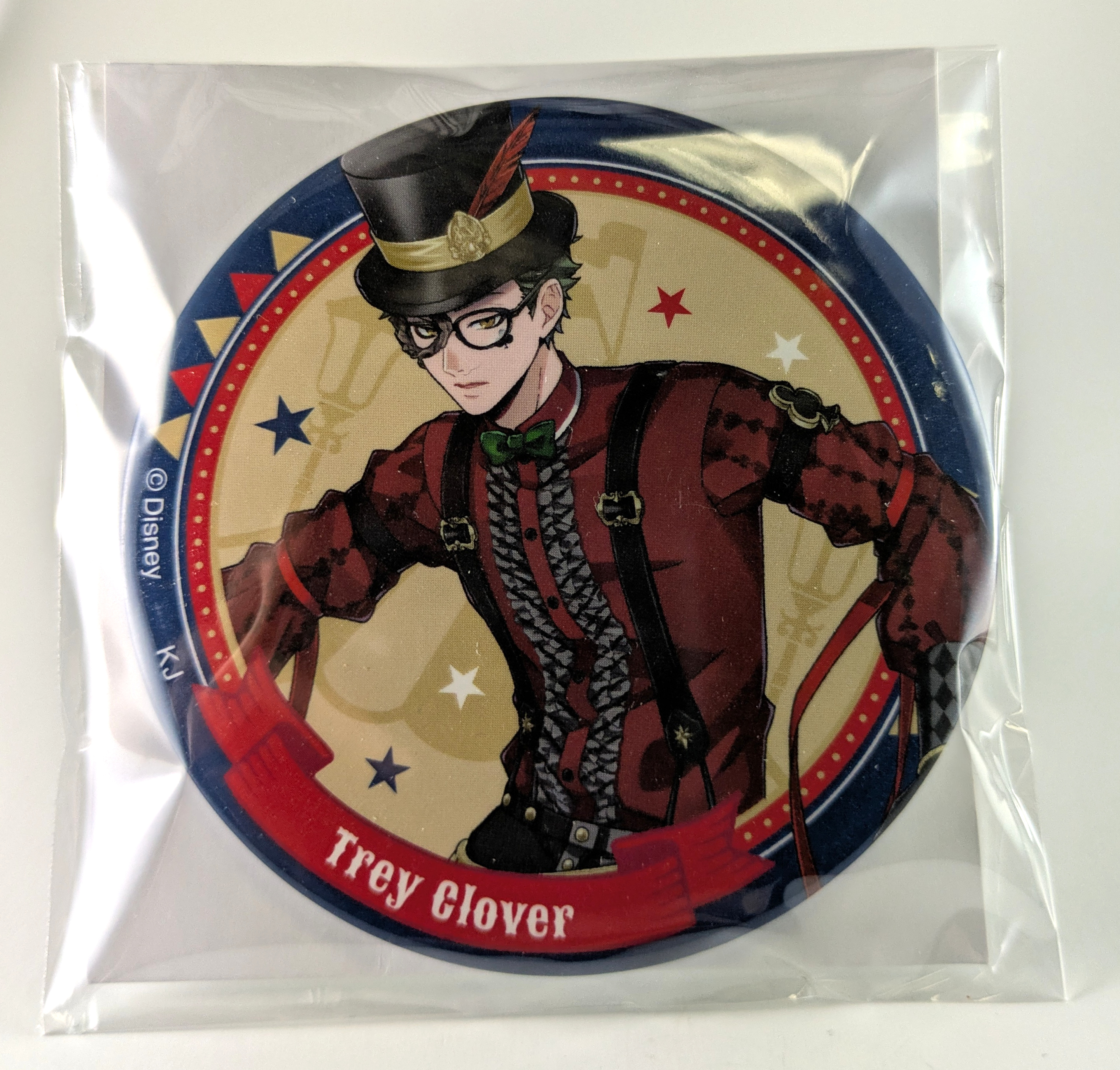 Trey Clover Button Twisted Wonderland